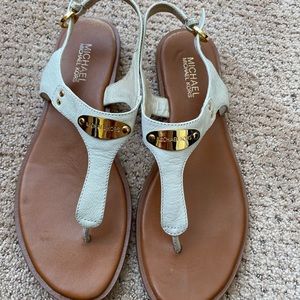 Cream Michael Kors sandals